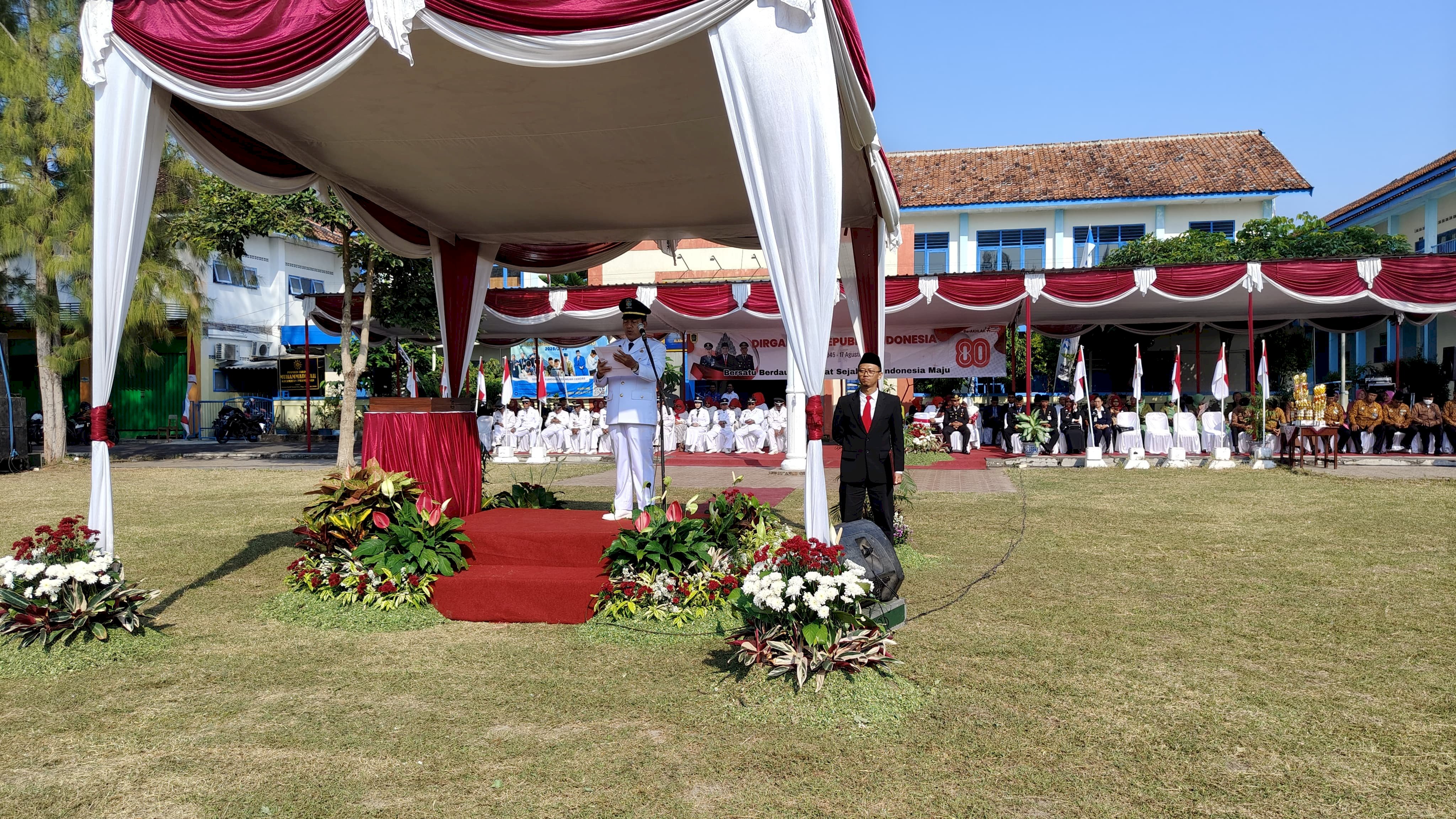 UPACARA BENDERA MEMPERINGATI HUT RI KE 80 TAHUN 2025 TINGKAT KECAMATAN PRAMBANAN