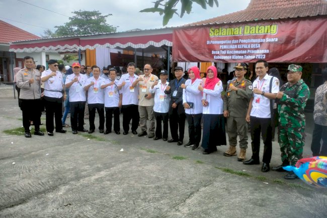 PEMILIHAN KEPALA DESA DI DESA WILAYAH PRAMBANAN BERJALAN DENGAN AMAN SUKSES TANPA EKSES