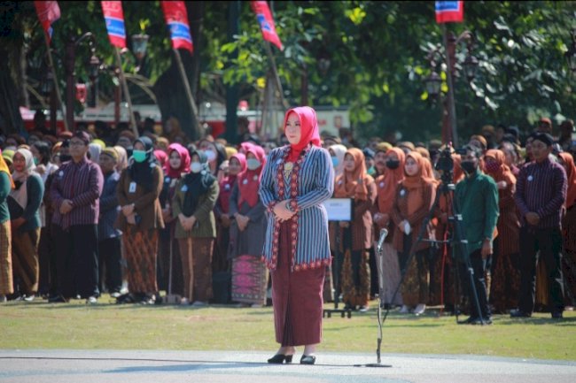CAMAT PRAMBANAN TERPILIH MENJADI KOMANDAN UPACARA HARI JADI KLATEN KE 219