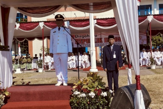 Upacara HUT RI ke 79  ke 79 tingkat Kecamatan Prambanan usai di gelar