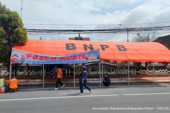 FORKAP ( Forum Relawan Kecamatan Prambanan ) bekerjasama dengan Pemerintah Kecamatan Prambanan Mengadakan Kegiatan Posko Mudik Lebaran