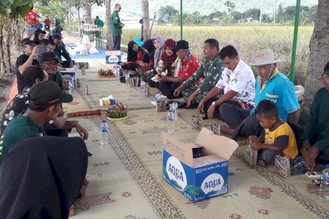 Kegiatan Wiwitan foktannSetyo Makmur II dan Serap Gabah dengan Bulog di Desa Kotesan