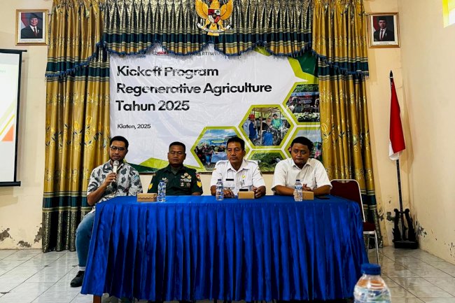 Camat Prambanan Hadiri Kegiatan Perencanaan Partisipasiif Program Regenerative Agriculture 