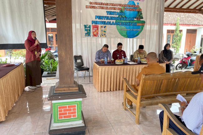 SOSIALISASI PERDA KLATEN NOMOR 6 TAHUN 2018 TENTANG PENGELOLAAN SAMPAH