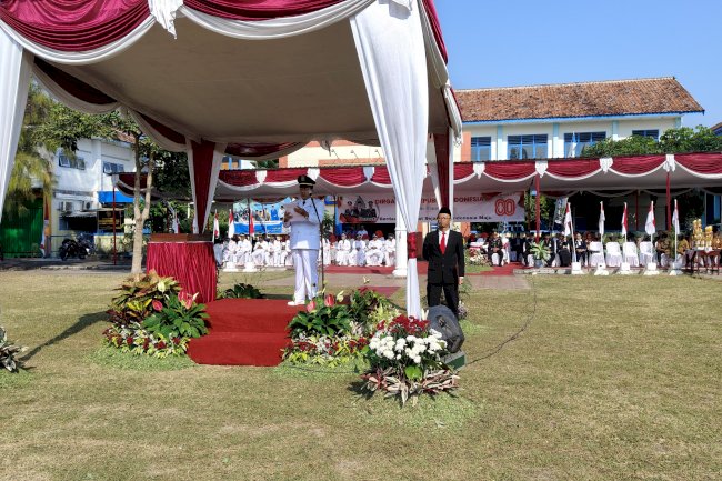 UPACARA BENDERA MEMPERINGATI HUT RI KE 80 TAHUN 2025 TINGKAT KECAMATAN PRAMBANAN