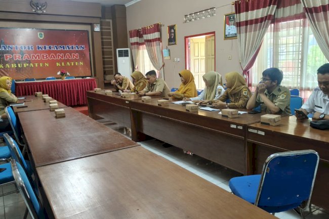 Monev aspek perencanaan dan evaluasi dari Bapperida Kab. Klaten