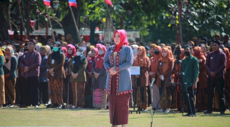 CAMAT PRAMBANAN TERPILIH MENJADI KOMANDAN UPACARA HARI JADI KLATEN KE 219