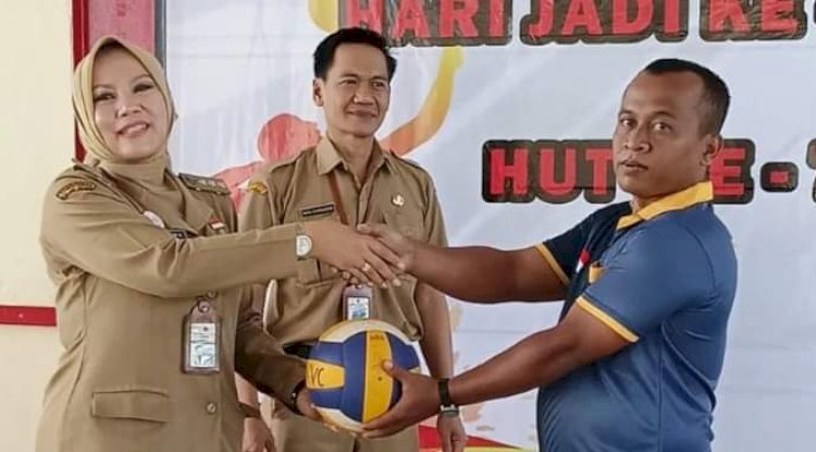 KECAMATAN PRAMBANAN SUKSES GELAR TURNAMEN BOLA VOLLEY