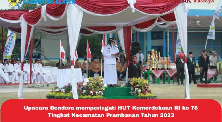 KARNAVAL KECAMATAN PRAMBANAN MERIAHKAN HUT RI KE 78