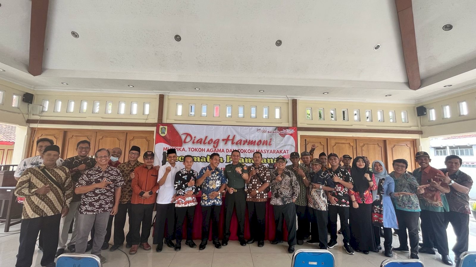 Harmonisasi Hubungan dengan Tokoh Agama dan Tokoh Masyarakat di Pendopo Kecamatan Prambanan  Prambanan,