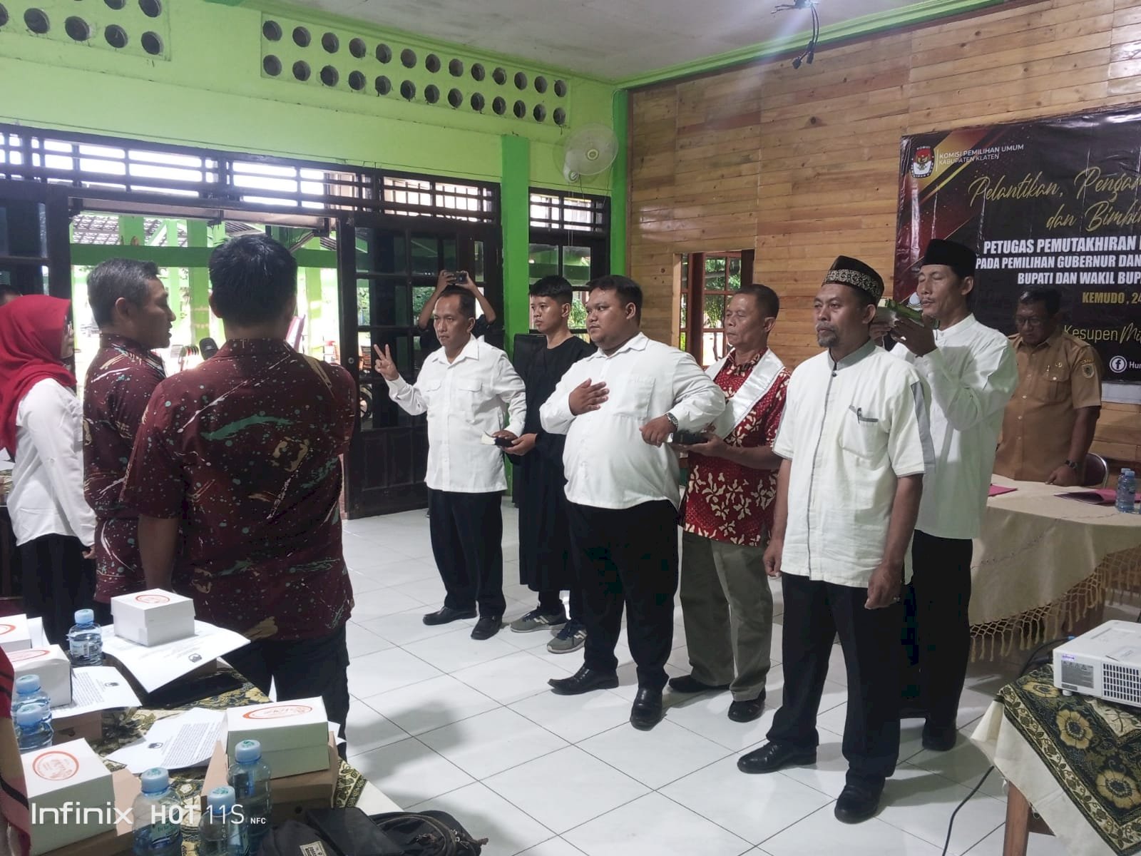 MONITORING PELANTIKAN PPDP UNTUK PILGUB JATENG DAN PILBUP KLATEN TAHUN 2024