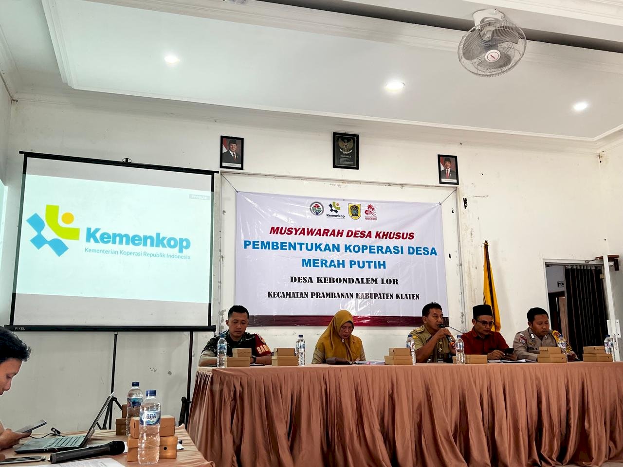 MUSYAWARAH DESA KHUSUS PENDIRIAN KOPERASI DESA MERAH PUTIH