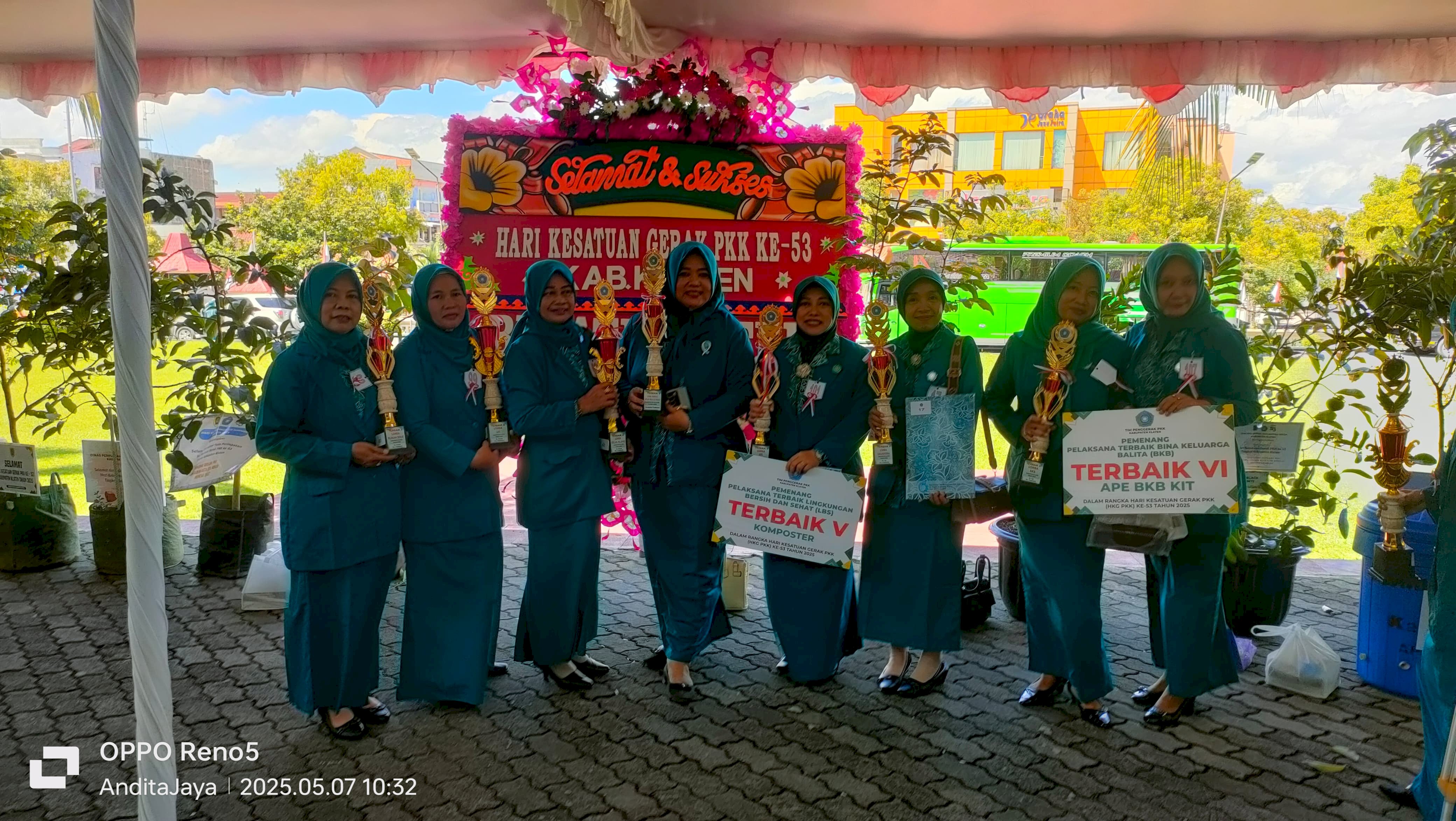 TP PKK KECAMATAN PRAMBANAN MENGIKUTI KEGIATAN PUNCAK PERINGATAN HKG KE 53 TH 2025
