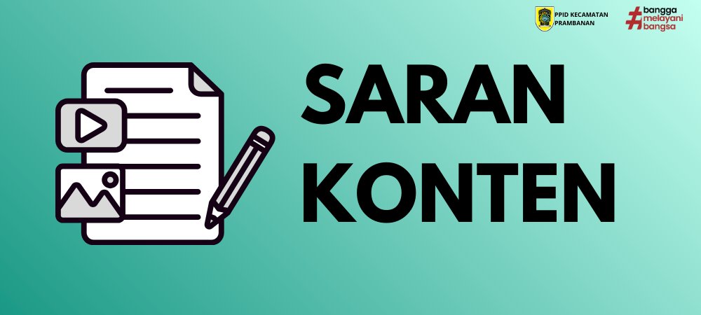 Saran Konten